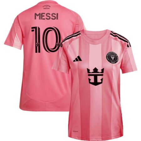 Camisa Inter Miami Rosa Messi #10 2025/26 Home Feminina