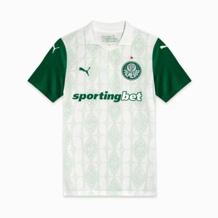Camisa Palmeiras Branca 2025/26 Reserva Feminina