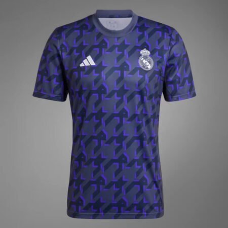 Camisa Real Madrid Pré-jogo Roxo 2024/25 Masculina