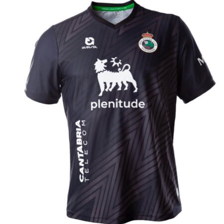 Camisa Racing de Santander Goleiro Preta 2024/25 Masculina