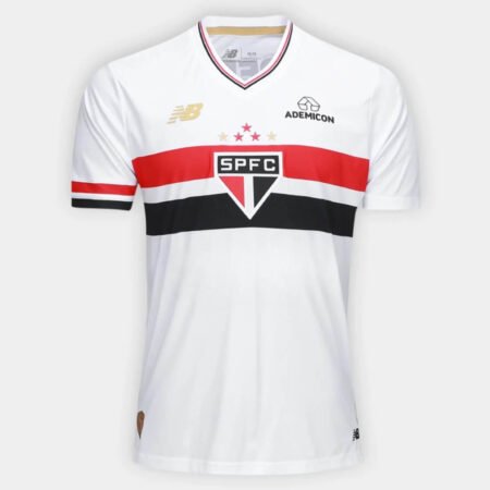Camisa São Paulo Branca 2025/26 Titular Masculina S/Patrocínio