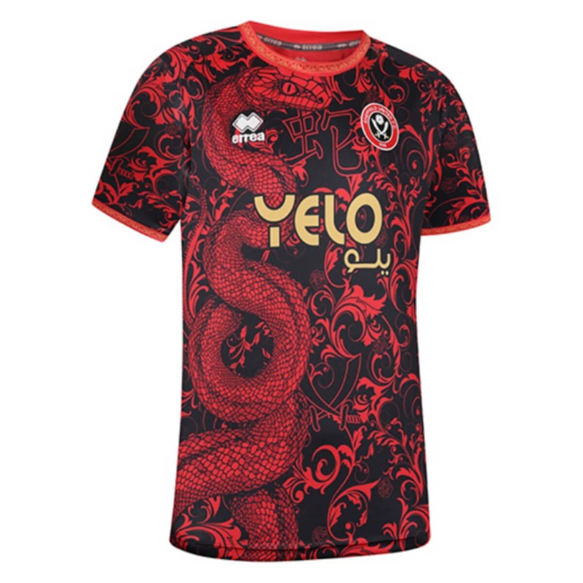 camisa-sheffield-united-ano-novo-chines-vermelha-2024-25-masculina-1 Camisa Sheffield United Ano Chinês Vermelha 2024/25 Masculina