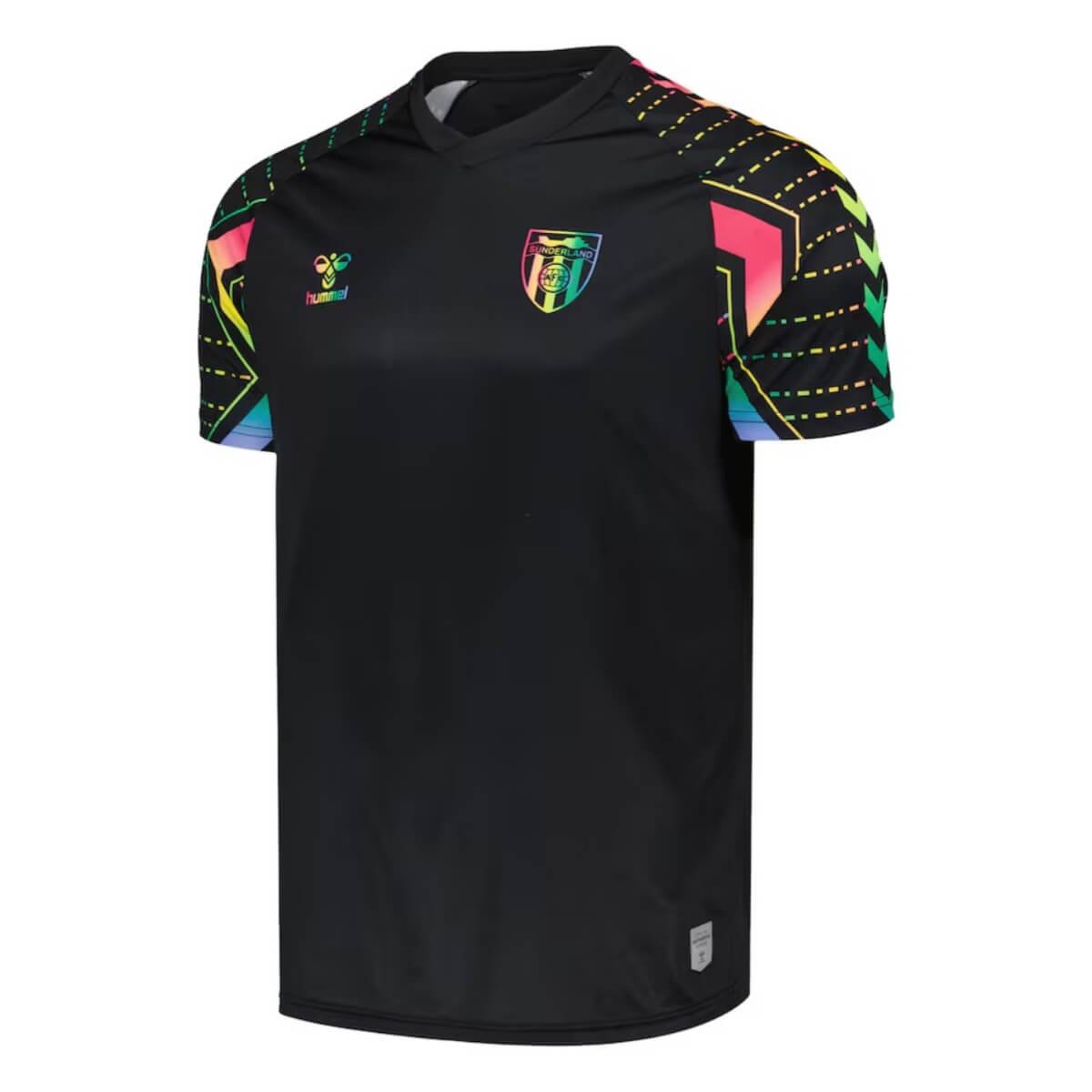 camisa-sunderland-preta-pre-jogo-2025-26-masculina Camisa Sunderland Preta Pré-jogo 2024/25 Masculina