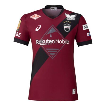 Camisa Vissel Kobe Vermelho 2025/26 Home Masculina