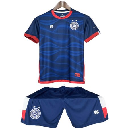 Kit Infantil Bahia EC Azul 2024/25 Terceira Unissex