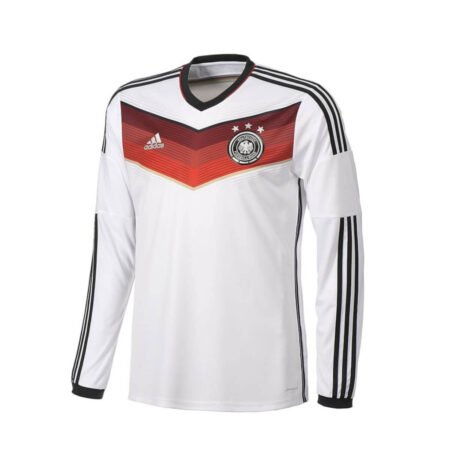 Camisa Seleção da Alemanha Branca 2014/15 Home Manga Longa