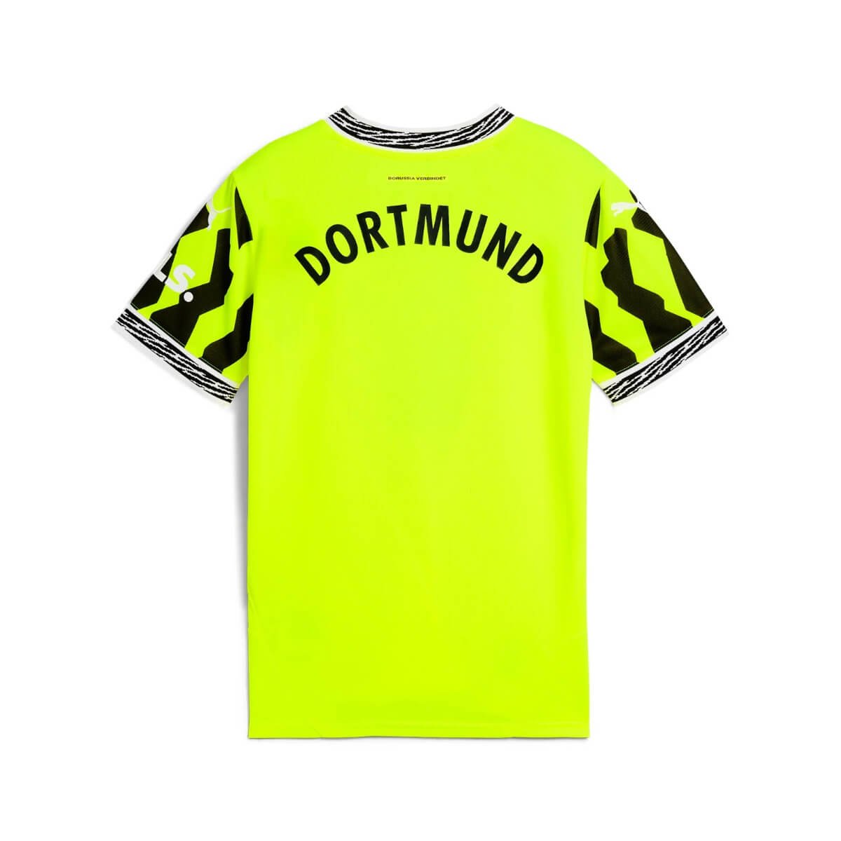 camisa-borussia-dortmund-verde-neon-90-anos-masculina- Camisa Borussia Dortmund Verde Neon 90 Anos Masculina