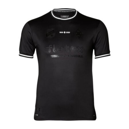 Camisa Borussia Mönchengladbach Preta 120 Anos 2020 Masculina