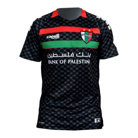 Camisa CD Palestino Preta 2025/26 Away Masculina
