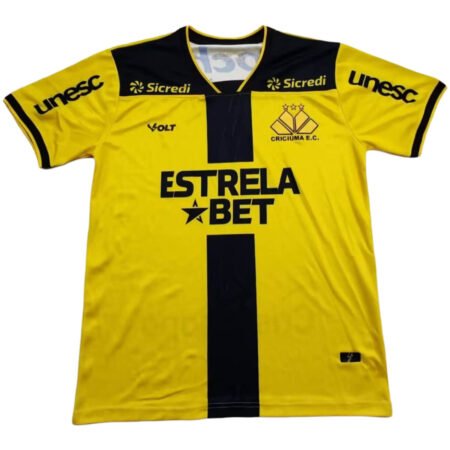 Camisa Criciúma Amarelo Quatro 2025/26 Masculina