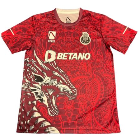 Camisa FC Porto Dragão Vermelha 2025/26 Masculina