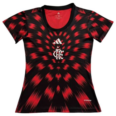 Camisa Flamengo Pré-jogo Vermelha 2025/26 Feminina