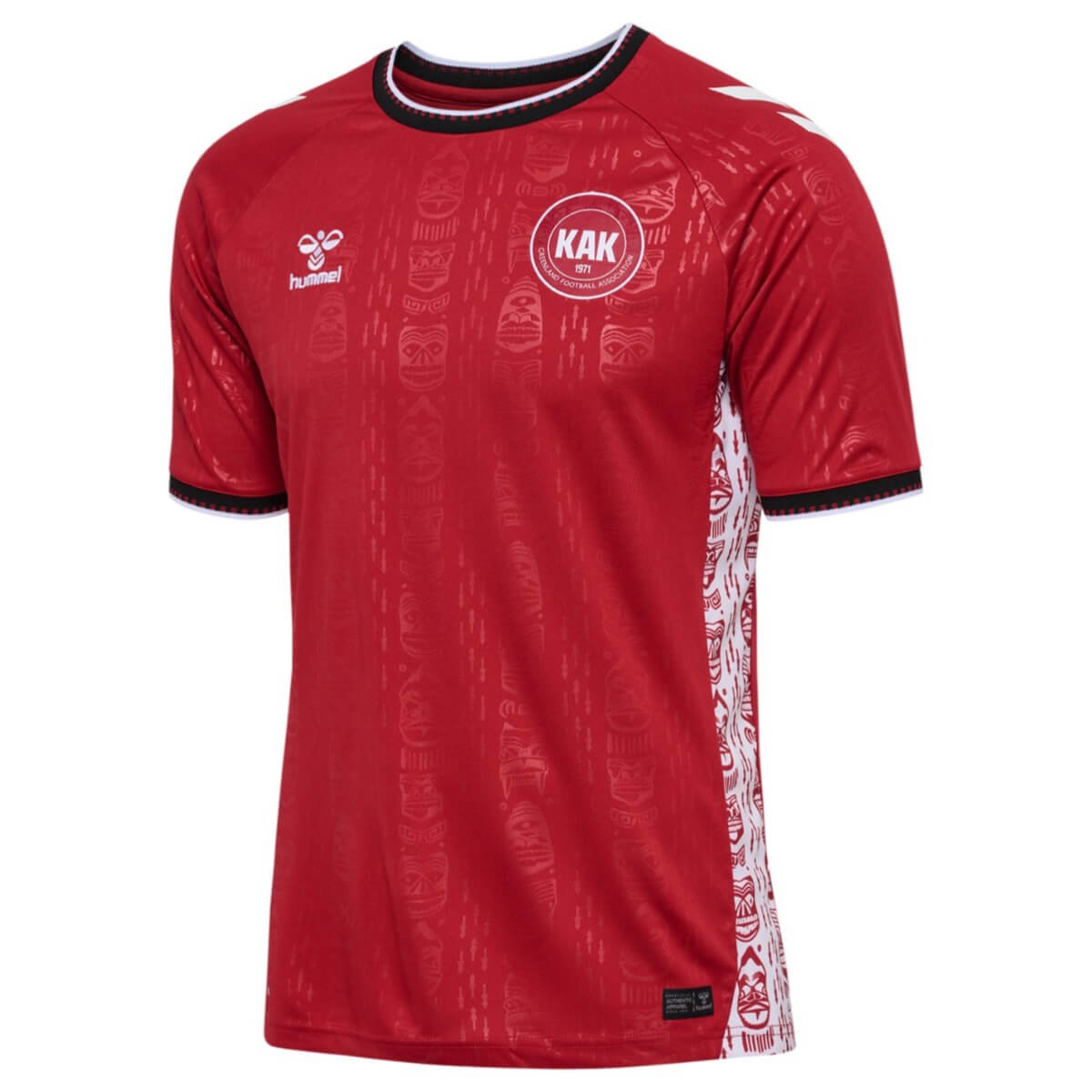 camisa-groenlandia-vermelha-2025-26-home-masculina- Camisa Seleção da Groelândia Vermelha 2025/26 Home Masculina