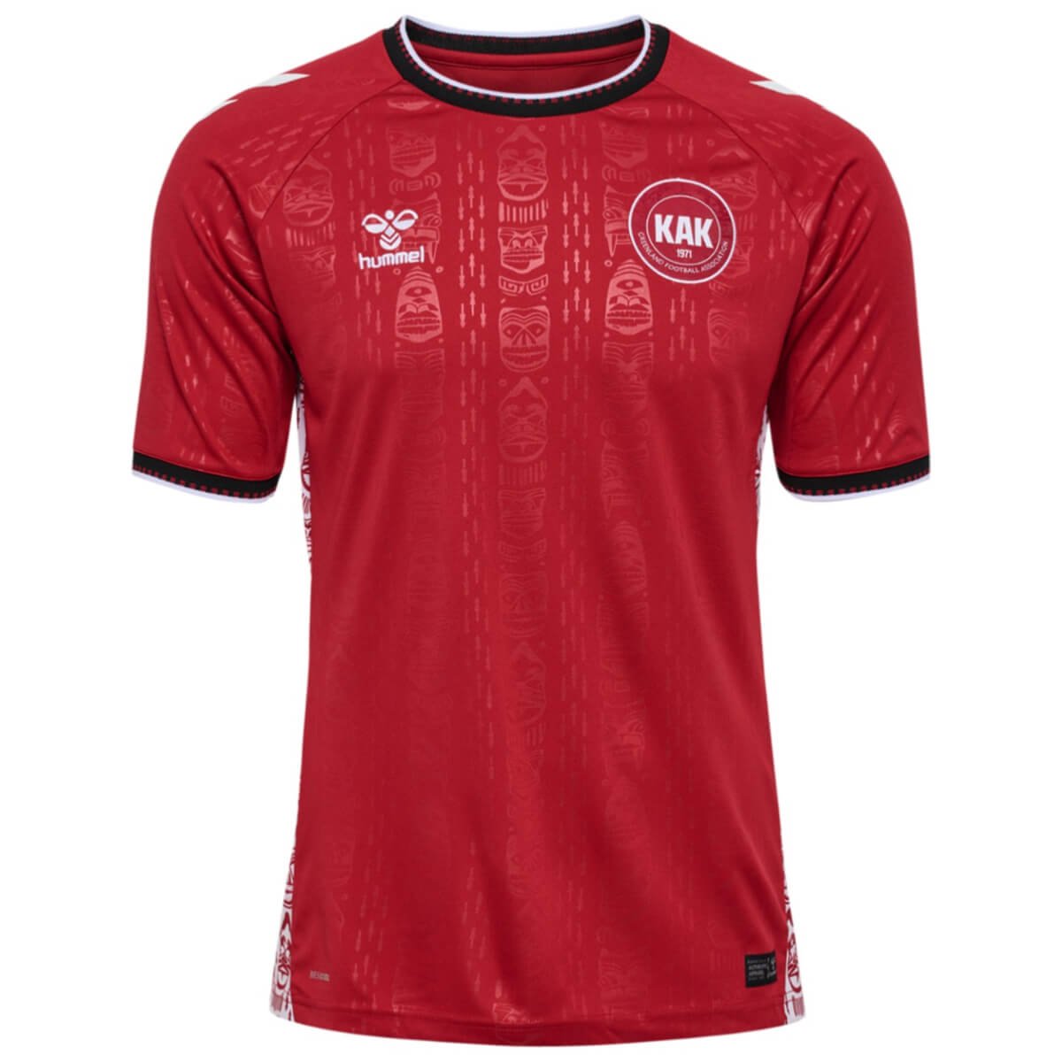 camisa-groenlandia-vermelha-2025-26-home-masculina Camisa Seleção da Groelândia Vermelha 2025/26 Home Masculina