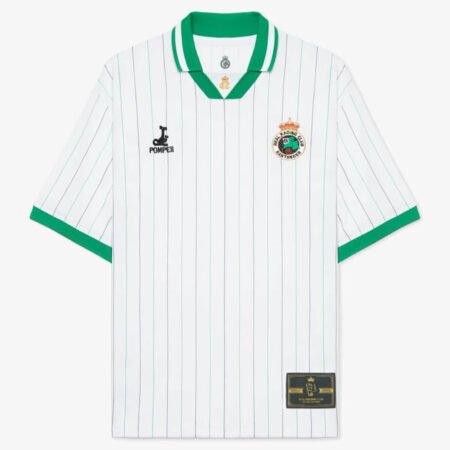 Camisa Racing de Santander Branca 112 Anos 2025 Masculina