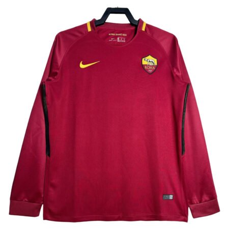 Camisa Roma Vermelha 2017/18 Home Manga Longa
