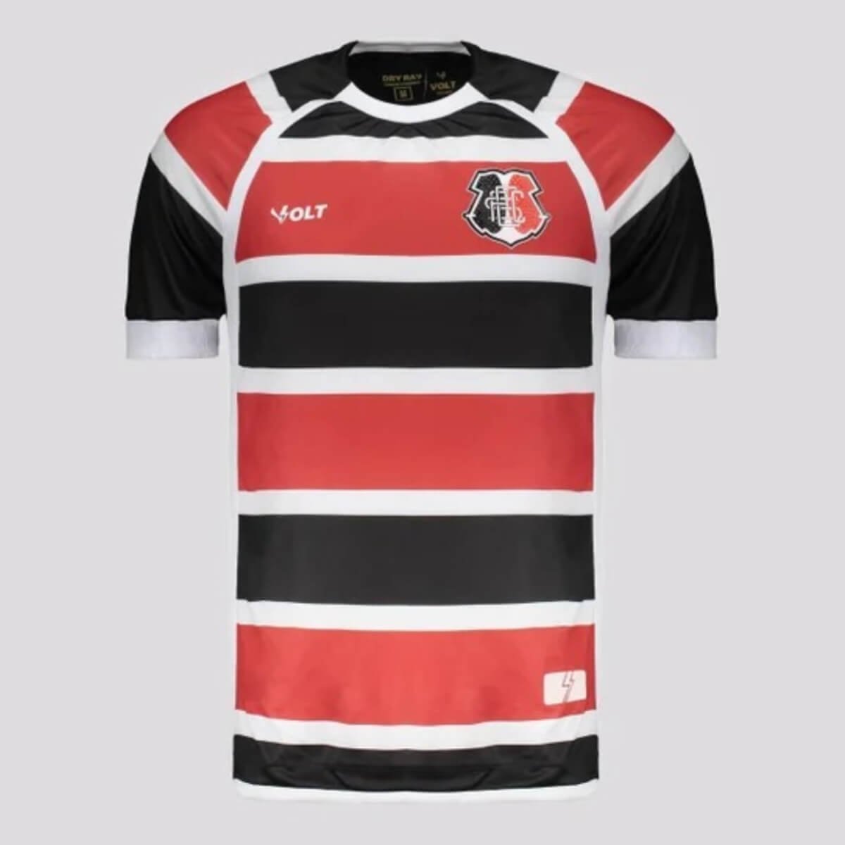 camisa-santa-cruz-titular-2025-26-vermelha-preta-masculina Camisa Santa Cruz Titular 2025/26 Listrada Masculina