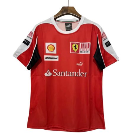 Camisa Scuderia Ferrari F1 Vermelha 2024 Team Driver Masculina