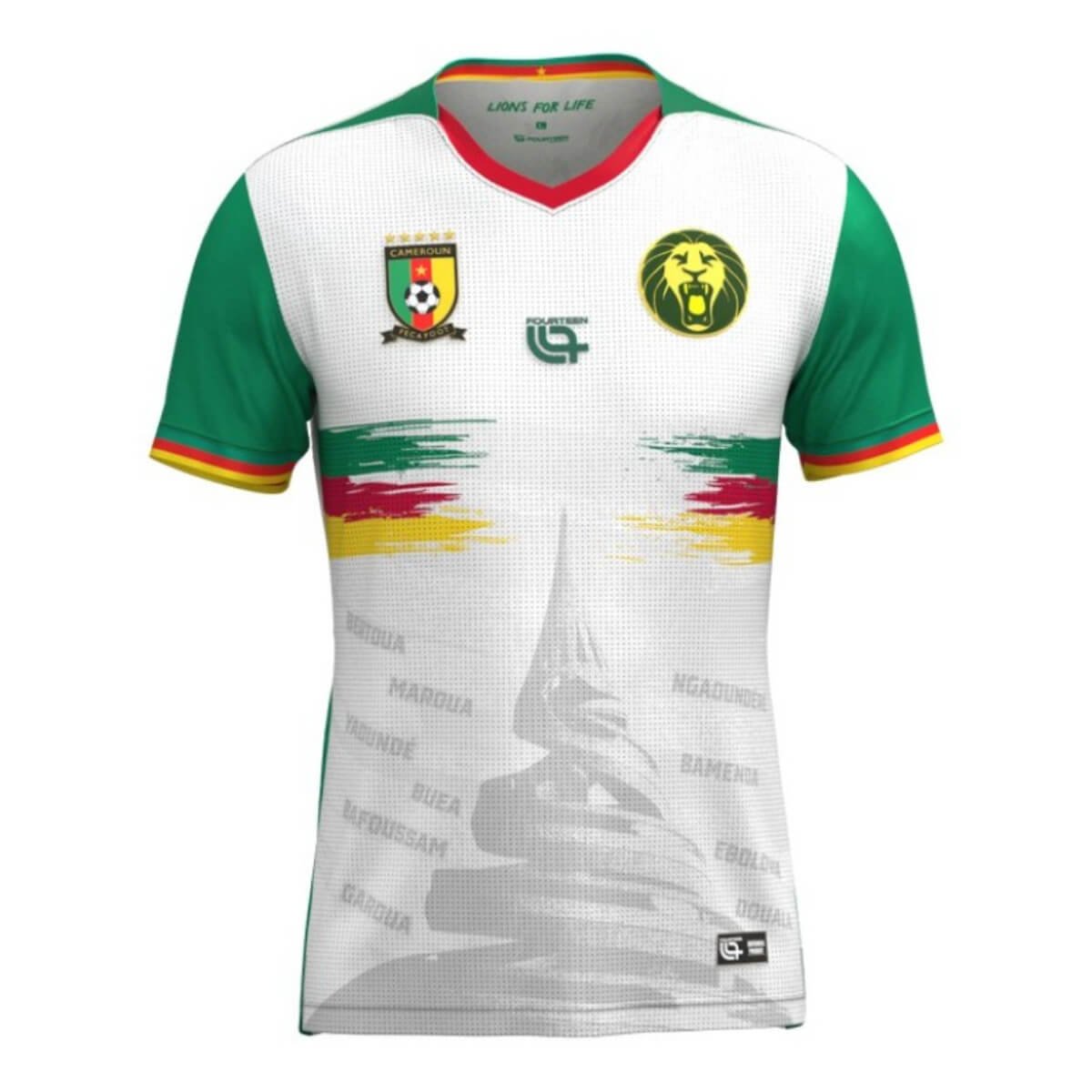 camisa-selecao-camaroes-branca-2025-26-third-masculina Camisa Seleção Camarões Branca 2025/26 Third Masculina