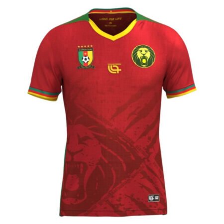 Camisa Seleção Camarões Vermelha 2025/26 Away Masculina