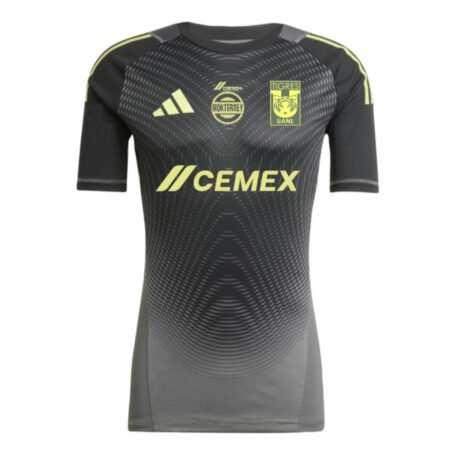 Camisa Tigres UNL Goleiro Cinza/Preta 2025/26 Masculina