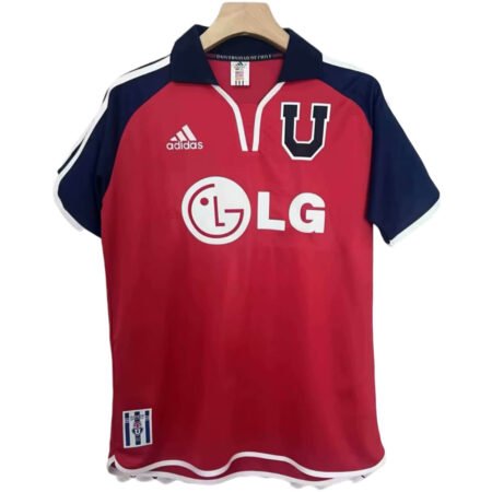 Camisa Universidad de Chile 2001 Away Vermelha LG Masculina