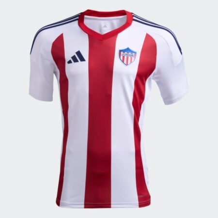 Camisa CD Junior Barrnaquilla Branca 2025/26 Titular Masculina