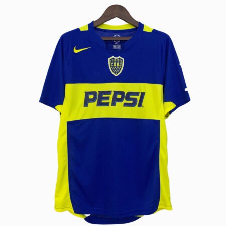 Camisa Boca Juniors Azul 2004/05 Home Pepsi Masculina