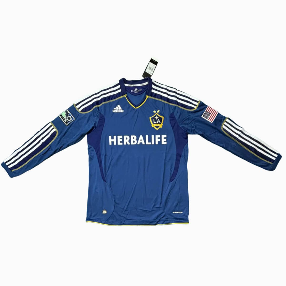 camisa-la-galaxy-azul-2021-12-manga-longa-away Camisa LA Galaxy Azul 2011/12 Away Manga Longa