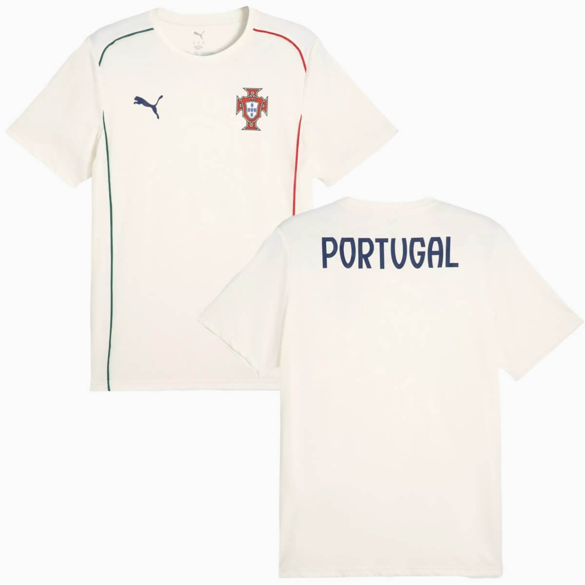 camisa-portugal-branca-bege-treino-2025-26-masculina Camisa Portugal Bege Treino 2025/26 Masculina