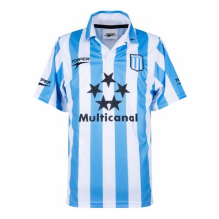 Camisa Racing Club Azul Titular Topper 1997 Masculina
