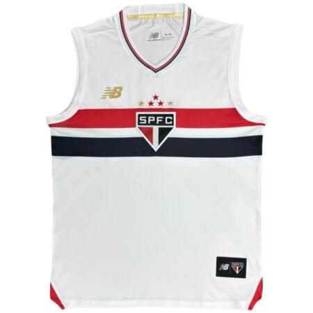Camisa Regata São Paulo Branca 2025/26 Titular Masculina