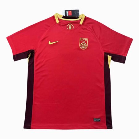 Camisa Seleção da China Vermelha 2025/26 Home Masculina