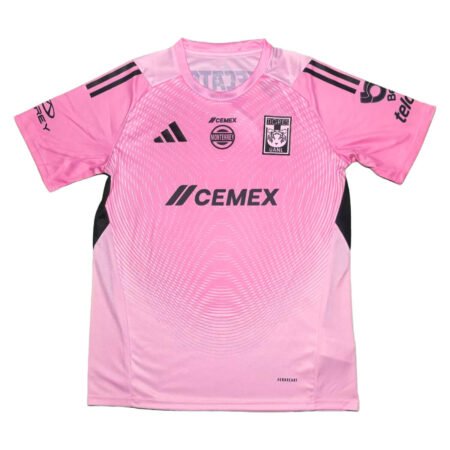 Camisa Tigres UNL Rosa Goleiro 2025/26 Masculina