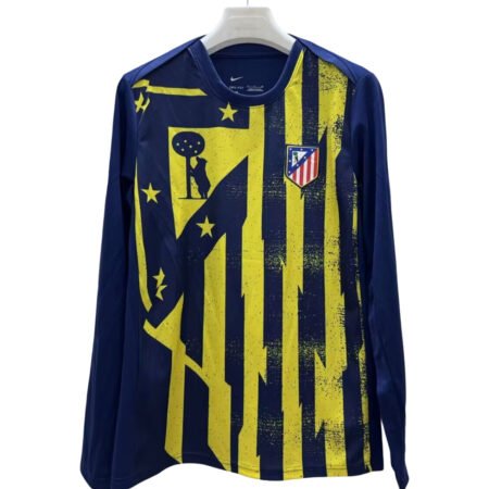 Camisa Atlhetic Madrid Griezman Manga Longa Azul 2025