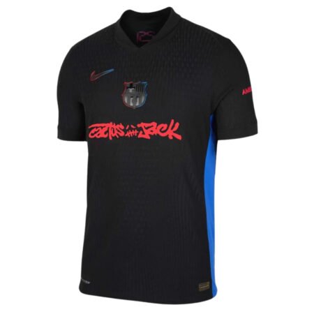 Camisa Barcelona Travis Scott Preta 2025/26 Away Masculina