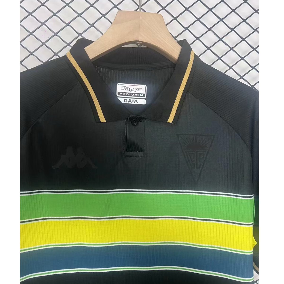 camisa-estoril-praia-ayrton-senna-preta-polo-2025-2 Camisa Estoril Praia Ayrton Senna Preta Polo 2025 Masculina