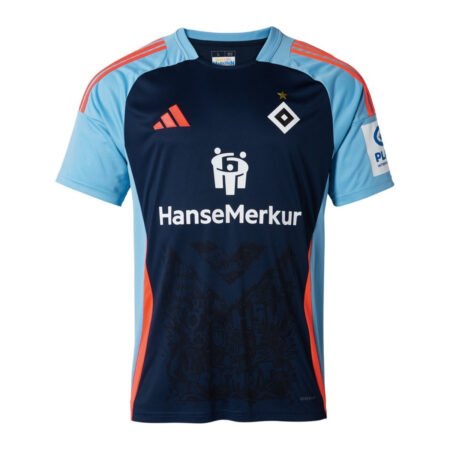 Camisa Hamburger SV Azul Pré-Jogo 2024/25 Masculina