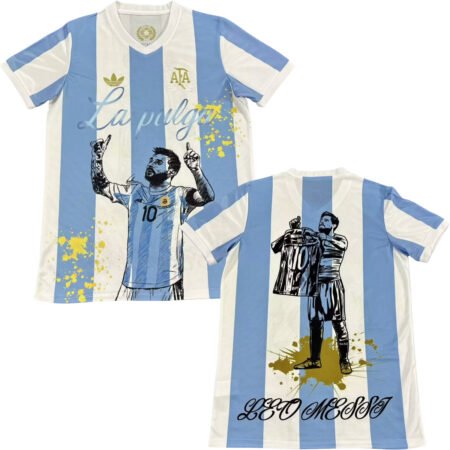 Camisa Argentina La Pulga Messi Especial Adidas Originals Masculina