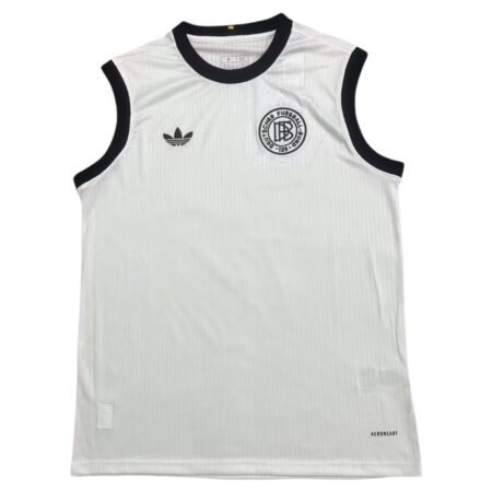 Camisa Regata Alemanha Branca Aniversário 2025 Masculina