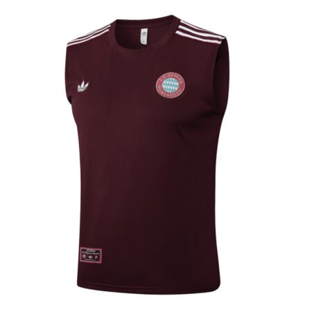 Camisa Regata Bayern Ícone Terrace Vinho 2025 Masculina