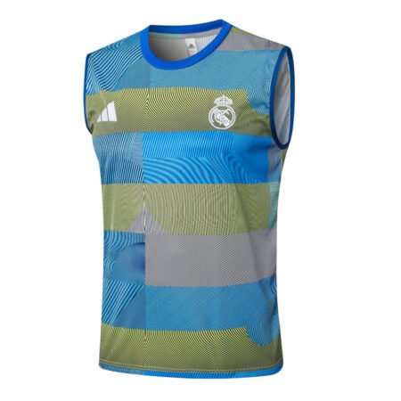Camisa Real Madrid Treino Azul/Verde 2025/26 Masculina