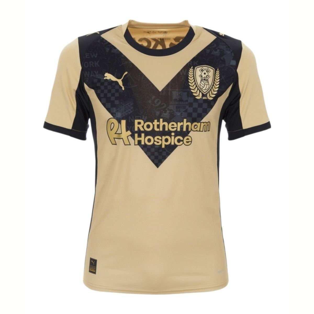 camisa-rotherham-united-bege-2025-26-third-masculina Camisa Rotherham United Bege 2025/26 Third Masculina