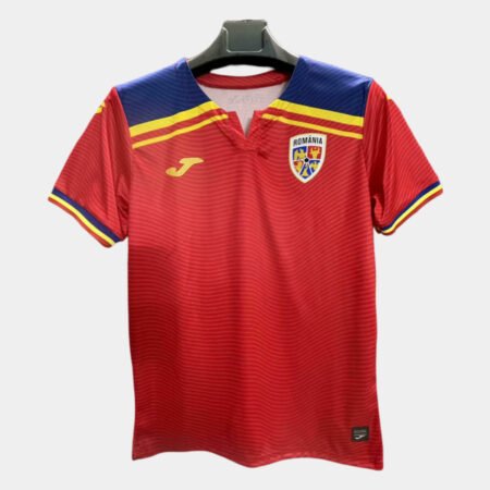 Camisa da Romênia Vermelha 2025/26 Away Masculina