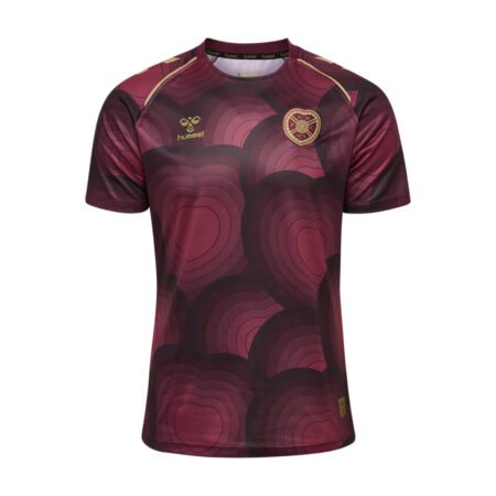 Camisa Heart Of Midlothian Vinho Pré-Jogo 2025/26 Masculina