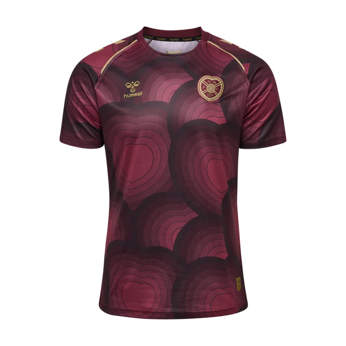 camisa-Heart-of-Midlothian-vinho-pre-jogo-2025-26-masculina Camisa Heart Of Midlothian Vinho Pré-Jogo 2025/26 Masculina