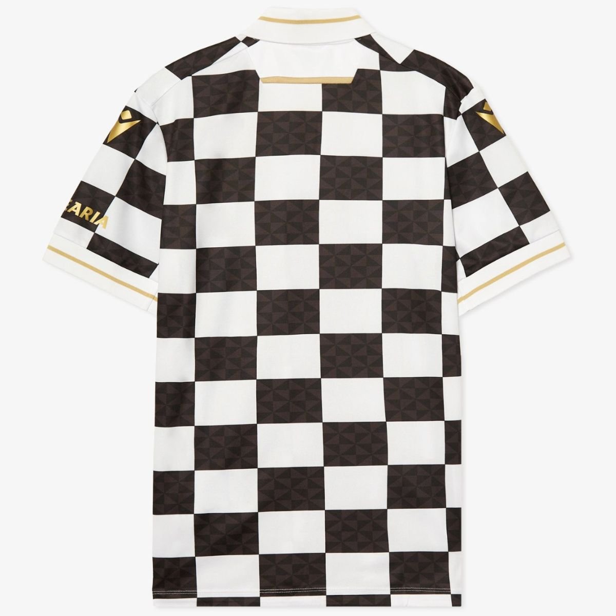 camisa-ad-ceuta-xadrez-copa-del-rey-polo-masculina- Camisa AD Ceuta FC Xadrez Copa del Rey 2024/25 Masculina