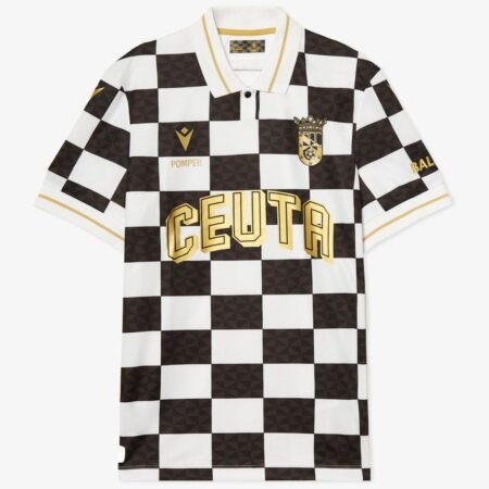 Camisa AD Ceuta FC Xadrez Copa del Rey 2024/25 Masculina