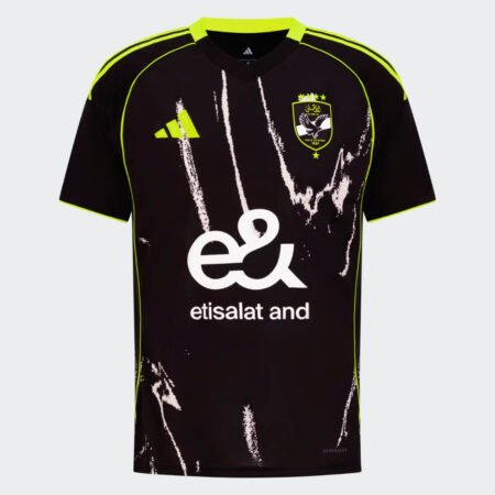 Camisa Al-Ahly Preta 2025/26 Away Masculina