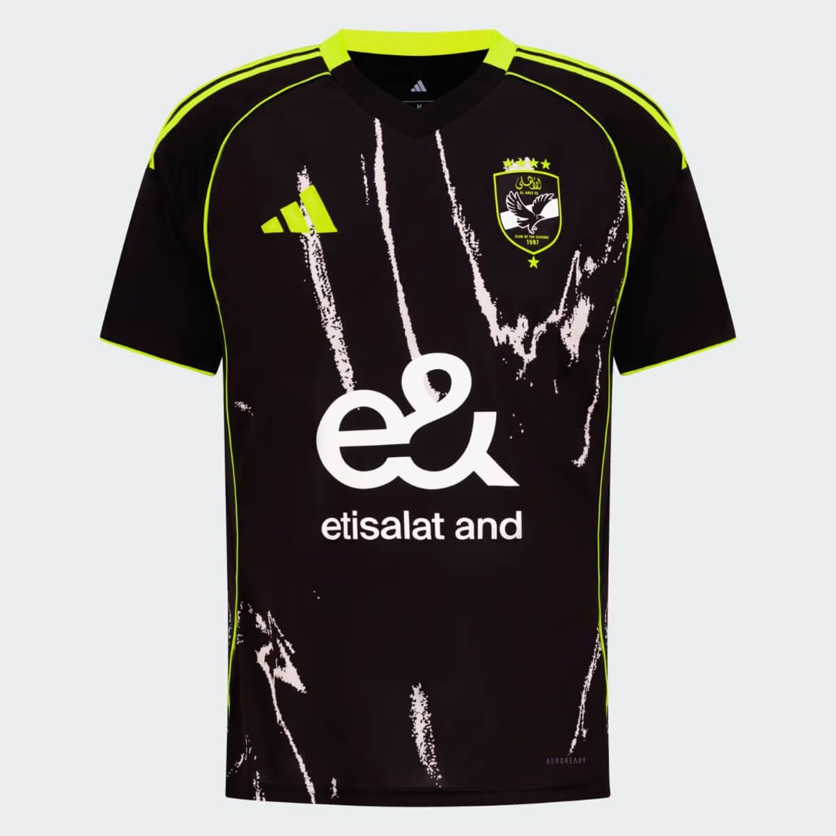camisa-al-ahly-preta-2025-26-away-masculina Camisa Al-Ahly Preta 2025/26 Away Masculina